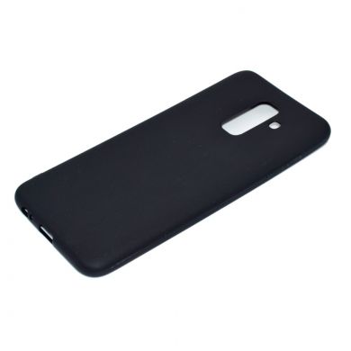 Силиконовый (TPU) чехол Deexe Matte Case для Samsung Galaxy A6+ 2018 (A605) - Black