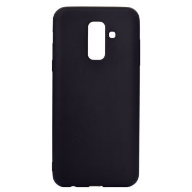 Силиконовый (TPU) чехол Deexe Matte Case для Samsung Galaxy A6+ 2018 (A605) - Black