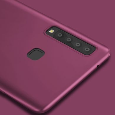 Силиконовый (TPU) чехол X-LEVEL Matte для Samsung Galaxy A9 2018 (A920) - Wine Red