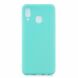 Силиконовый (TPU) чехол Deexe Matte Case для Samsung Galaxy M20 (M205) - Cyan