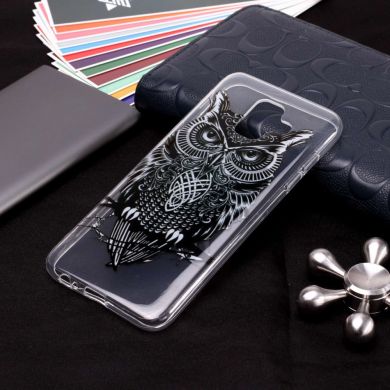 Силіконовий (TPU) чохол Deexe Pretty Glossy для Samsung Galaxy A6 2018 (A600) - Owl