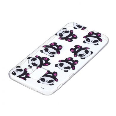 Силіконовий (TPU) чохол Deexe Pretty Glossy для Samsung Galaxy A6 2018 (A600) - Panda Pattern