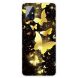 Силиконовый (TPU) чехол Deexe Pretty Glossy для Samsung Galaxy M51 (M515) - Gold Butterflies. Фото 1 из 5