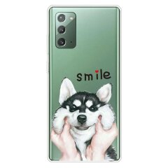 Силиконовый (TPU) чехол Deexe Pretty Glossy для Samsung Galaxy Note 20 (N980) - Dog