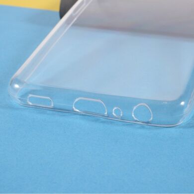 Силиконовый (TPU) чехол Deexe UltraThin для Samsung Galaxy A22 (A225) / M22 (M225) - Transparent