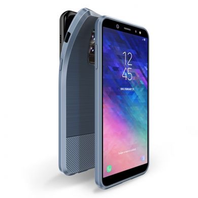 Силиконовый (TPU) чехол DUX DUCIS Mojo Series для Samsung Galaxy A6+ 2018 (A605) - Dark Blue