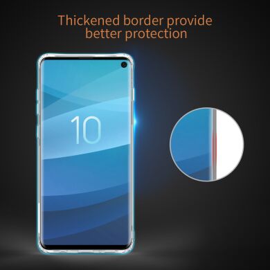 Силиконовый (TPU) чехол NILLKIN Nature для Samsung Galaxy S10 - Grey