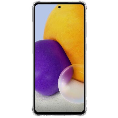 Силиконовый (TPU) чехол NILLKIN Nature Max для Samsung Galaxy A72 (А725) - Transparent