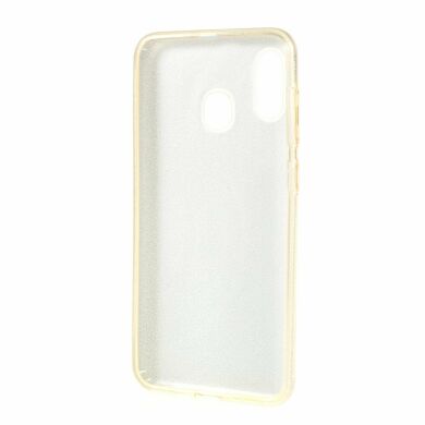 Силіконовий (TPU) чохол UniCase Glitter Cover для Samsung Galaxy A30 (A305) - Gold