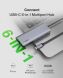 USB HUB Belkin 6 in 1 Multiport Dock (AVC008BTSGY) - Grey