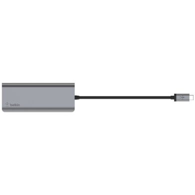 USB HUB Belkin 6 in 1 Multiport Dock (AVC008BTSGY) - Grey