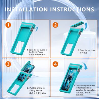 Вологозахисний чохол SHELLBOX Waterproof Bag - Blue