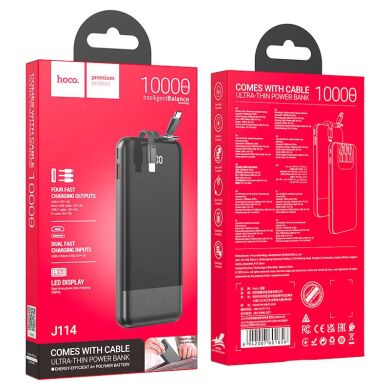 Внешний аккумулятор Hoco J114 (10000mAh) - Black