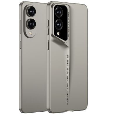 Захисний чохол GKK Hinge Shield (FP) для Samsung Galaxy S25 Edge (S937) - Titanium Grey