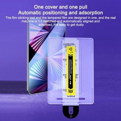 Защитное стекло Deexe Crystal Easy Install Glass для Samsung Galaxy Tab S7 / S8 / S9 / S9 FE / S10 / S10 FE