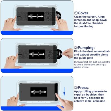 Защитное стекло IMAK H Install Screen Guard для Samsung Galaxy S25 (S931)