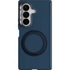 Захисний чохол ABEEL Silk Ring Magnetic (FF) для Samsung Galaxy Fold 8 Ultra - Dark Blue