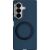 Защитный чехол ABEEL Silk Ring Magnetic (FF) для Samsung Galaxy Fold 8 Ultra - Dark Blue
