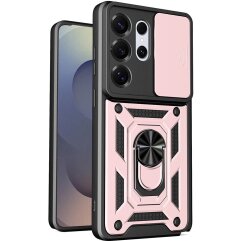 Захисний чохол Deexe Armor Shield для Samsung Galaxy S26 Ultra - Rose Gold