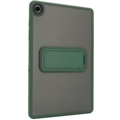 Захисний чохол Deexe Crystal Kickstand для Samsung Galaxy Tab A11 Plus (X230/236) - Green