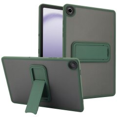 Защитный чехол Deexe Crystal Kickstand для Samsung Galaxy Tab A11 Plus (X230/236) - Green