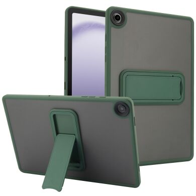 Захисний чохол Deexe Crystal Kickstand для Samsung Galaxy Tab A11 Plus (X230/236) - Green