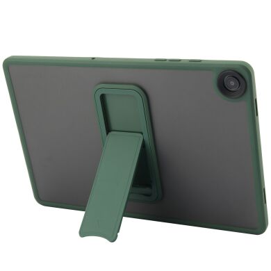 Захисний чохол Deexe Crystal Kickstand для Samsung Galaxy Tab A11 Plus (X230/236) - Green