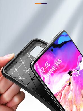 Захисний чохол Deexe Fusion для Samsung Galaxy A51 (A515) - Black