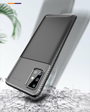 Захисний чохол Deexe Fusion для Samsung Galaxy A51 (A515) - Brown