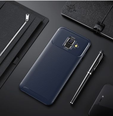 Защитный чехол Deexe Fusion для Samsung Galaxy A6 2018 (A600) - Blue