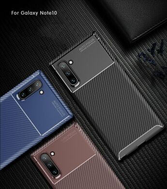 Защитный чехол Deexe Fusion для Samsung Galaxy Note 10 (N970) - Black