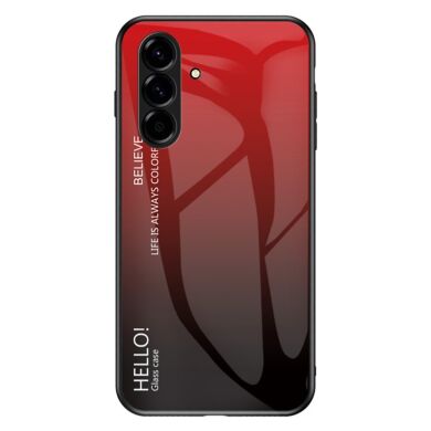 Защитный чехол Deexe Gradient Color для Samsung Galaxy A27 (A276) - Red / Black