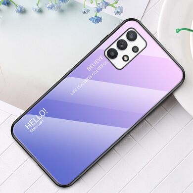 Защитный чехол Deexe Gradient Color для Samsung Galaxy A73 - Pink / Purple