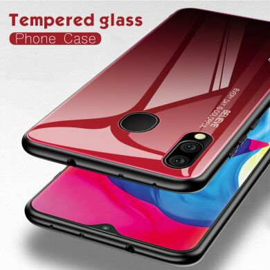 Защитный чехол Deexe Gradient Color для Samsung Galaxy M20 (M205) - Red