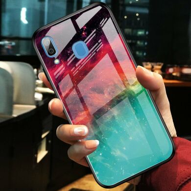 Захисний чохол Deexe Gradient Pattern для Samsung Galaxy A40 (А405) - Colorful Nebula