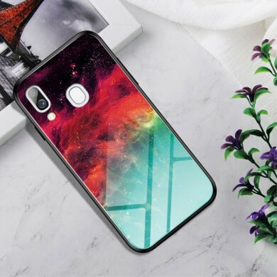 Захисний чохол Deexe Gradient Pattern для Samsung Galaxy A40 (А405) - Colorful Nebula