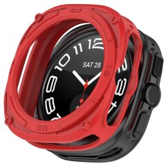 Защитный чехол Deexe Hollow Cover для Samsung Galaxy Watch Ultra (47mm) - Red