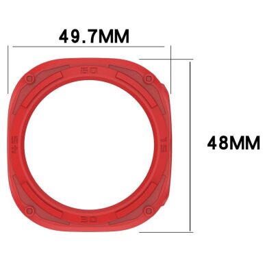 Захисний чохол Deexe Hollow Cover для Samsung Galaxy Watch Ultra (47mm) - Red