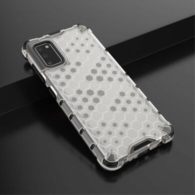 Защитный чехол Deexe Honeycomb Series для Samsung Galaxy A41 (A415) - White