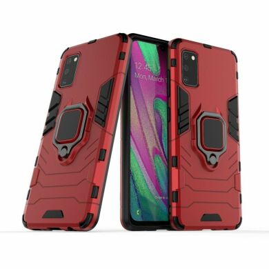 Защитный чехол Deexe Hybrid Case для Samsung Galaxy A41 (A415) - Red