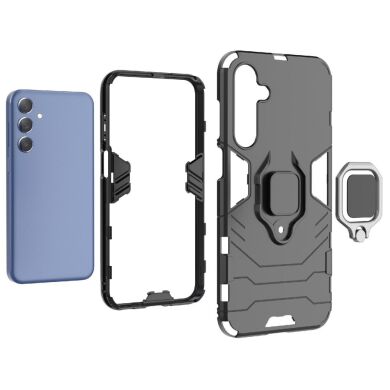 Защитный чехол Deexe Hybrid Case для Samsung Galaxy M35 (M356) - Black