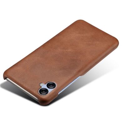 Захисний чохол Deexe Leather Back Cover для Samsung Galaxy A04e (A042) - Brown