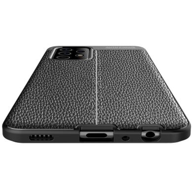 Защитный чехол Deexe Leather Cover для Samsung Galaxy A72 (А725) - Black