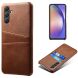 Защитный чехол Deexe Pocket Case для Samsung Galaxy A55 (A556) - Brown. Фото 1 из 5