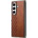Захисний чохол Deexe Rhombus Case для Samsung Galaxy Fold 8 Ultra - Brown