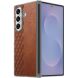 Захисний чохол Deexe Rhombus Case для Samsung Galaxy Fold 8 Ultra - Brown