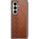 Захисний чохол Deexe Rhombus Case для Samsung Galaxy Fold 8 Ultra - Brown