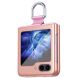 Защитный чехол Deexe Ring Case для Samsung Galaxy Flip 5 - Rose Gold. Фото 2 из 10