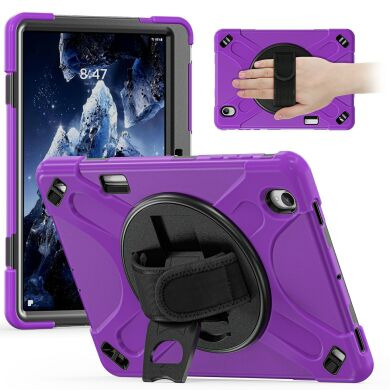 Захисний чохол Deexe Rotation Hybrid для Samsung Galaxy Tab S12 Plus - Purple