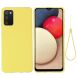 Защитный чехол Deexe Silicone Case для Samsung Galaxy A02s (A025) - Yellow. Фото 1 из 7